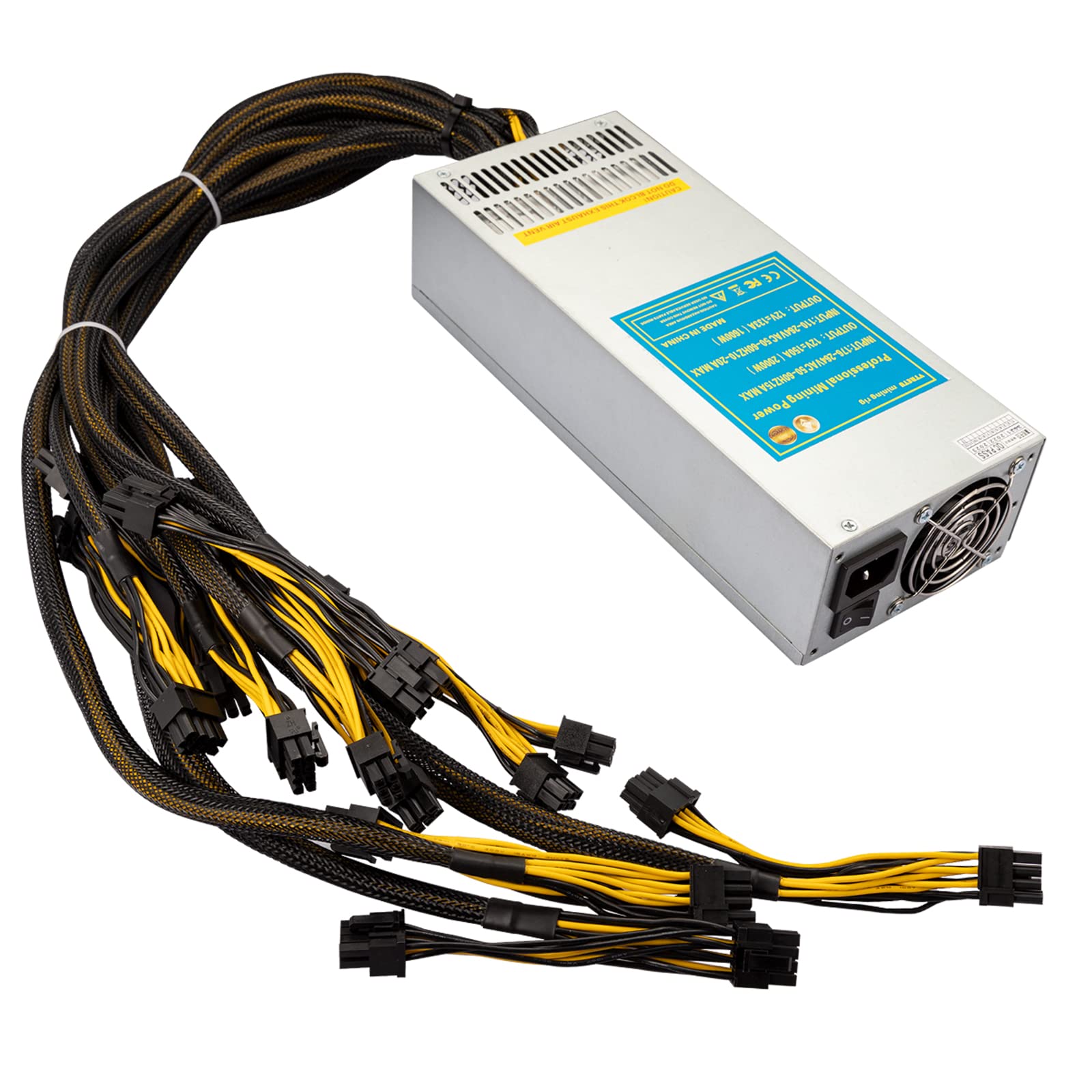 PROMINER GM1200 電源 MINING POWER SUPPLY Amazon.com: VTRETU 2000W Mining Power Supply 2U Miner PSU 110-264V